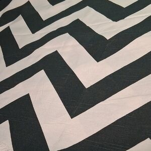 Fabric Chevron Pattern Dk Grey and White 3268